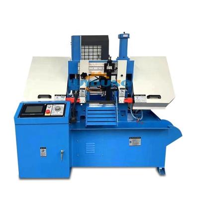 China GZ4250 CNC Máquina de sierra de banda metálica horizontal de barra de alimentación automática diseño 5.5kw en venta