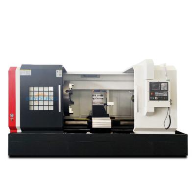 China Ck61125 Drehmaschine mit flachem Bett mit 2000/1500/3000mm Abstand zwischen zwei Zentren zu verkaufen