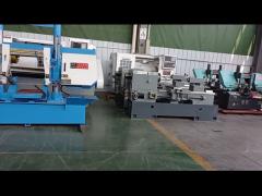 3KW Metal Band Saw Machine with Hydraulic Clamping 69m/min Blade Speed 0°~45° Cutting Angle