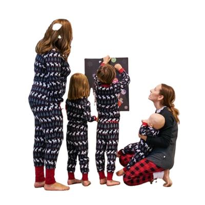 China Breathable Christmas Parents Wear Home Clothes Fashion Boys Matching Family Christmas Pajamas for sale