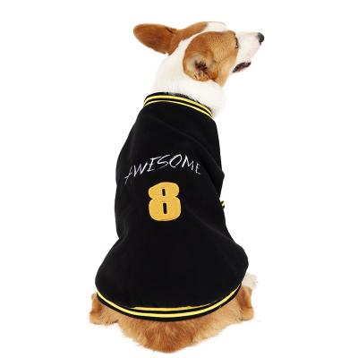 China China Quality Sustainable Manufacturer Pet Sweater Dog Clothes Dog Baseball Uniform for sale