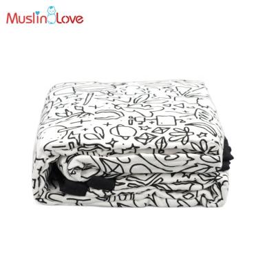 China Antistatic Love Muslin Comforter 100% Cotton Muslin Covering 4 Layers for sale