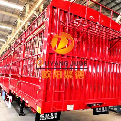 China Truck Trailer Frontier Logistics Customized Use Fruit Necessities Transports High Barrier Cargo Box Semi Trailer On Sale for sale