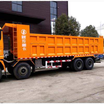 China High quality reinforce sidewall use 450HP construction material cargo box 8X4 dump truck on sale 9500x2550x3450mm for sale