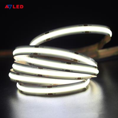 China Fita De Led Dotless 5M 504Leds/M Ip 20 Linear Lighting White Non-waterproof Flexible Cob 12V Led Strip Light for sale