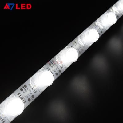 China Light box 28.8w high power led strip light 12v linear smd 3030 led bar with lens for sale