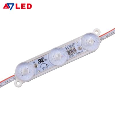 China Advertising Channel Letter And High Efficiency Light Box CE RoHS UL DC12V 1.08W 150lm/w IP67 Waterproof 3 Lamps 2835 SMD LED Module for sale