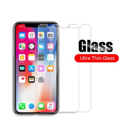 China Cell Phone 0.33MM 2.5D 9H Hardness Manufacturer Custom Wholesale Mobile Tempered Glass Film Screen Protector for iphone 12 mini 12 pro max en venta