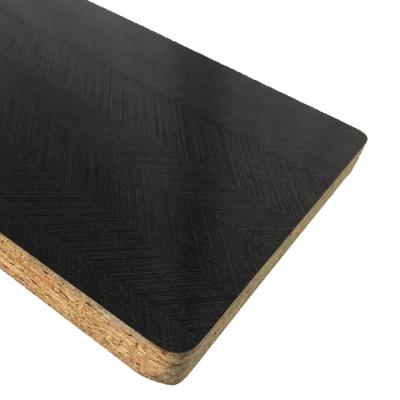 Κίνα 1220x2440mm Black Melamine Laminated MDF Board  11mm Thickness προς πώληση