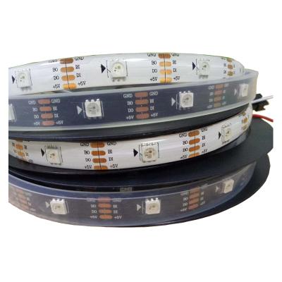 China DC5V-WS2812 LED STRIP-60LEDS WS2812b led strip dreamy RGB color led strip with connector please contact us for sale