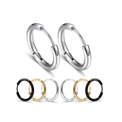 China 2021 High Quality Factory Supply Huggie Earrings Stainless Steel For Wholesale for sale