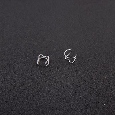 China High Quality Fashion Jewely Sets Circle For Nose Clips And Ear Clips Clips Man And Woman Stainless Steel Stud Earrings for sale