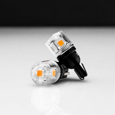 China W5W T10 Led Lamp Side Marker 168 194 Light Amber Car T4-T10 Bulbs for sale