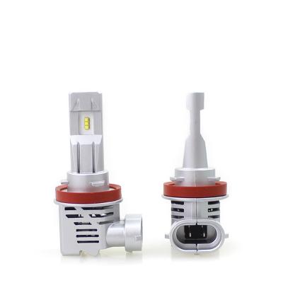 China same car light size as halogen bulb 5000LM fan 55w fog lamp H16 H11 H8 H9 m3 led headlight UP-M3-H11W-5000LM for sale