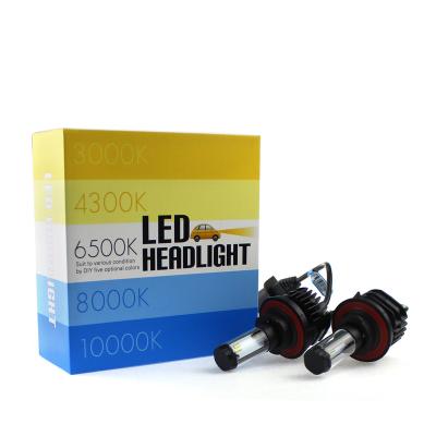 China Motorcycle 3000k 4000k 8000k 10000k 5 Color Option PHI-ZES Chip YZ h4 h13 9004 9007 Car LED Headlight for sale