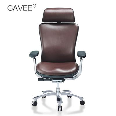 China Multi Function Ergonomic Leather Office Executive Chair For Obese People for sale