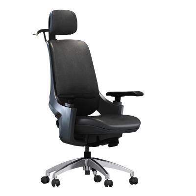 China Ergonomic Executive Leather Chair , Modern Design High Back Leather Office Chair for sale