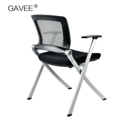 China Fixed Armrest Ergonomic Office Chair , Folding Chair With Handle Customize Color for sale