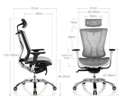 China Mesh Back Ergonomic Conference Room Chairs , High Back Conference Chair for sale