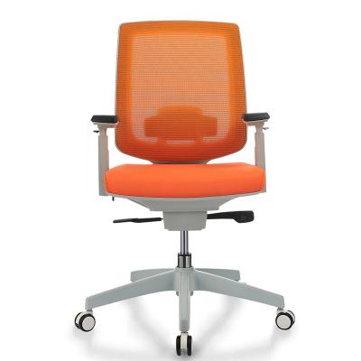 China Mesh Back Presidential Office Chair SGS Certification Orange / Black Color for sale