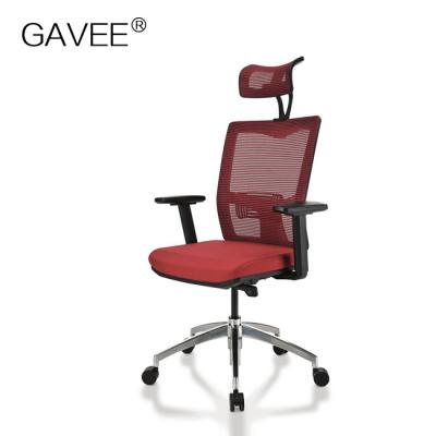 China Muebles de oficinas del juego del color rojo de la silla de la llave del control de la elevación ergonómica de Seat en venta