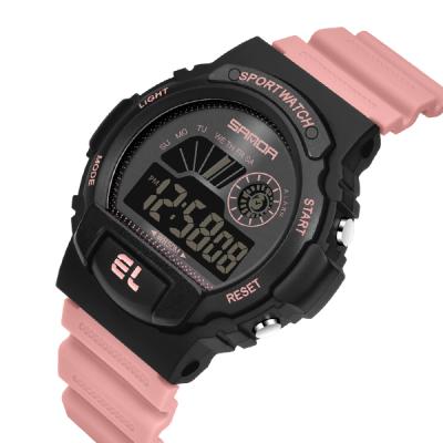 China Alarm Fashion Sports Women Watches Multifunctional Waterproof Outdoor LED Display Digital Watch Wristwatch for sale