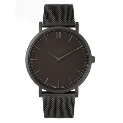 China Non-specific Male Clock Ladies Wrist Watch Mesh Stainless Steel Quartz Watches Luxury Business Casual Dress Men for sale