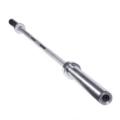 China Commercial Use Barbell Bar 28mm Gym Equipment Chrome Weightlifting Barbell Bar For Strength Training for sale