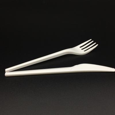 China High Quality Disposable PLA Utensils Knife Fork Compostable Spoon for sale