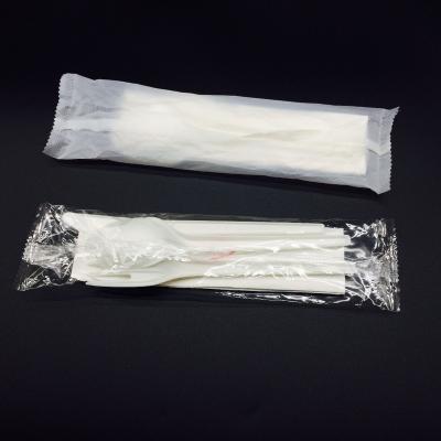 China Disposable compostable bioplastic CPLA cutery sets for dinner for sale