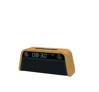 China New Factory Design Manufacturer Portable Outdoor Party Desktop Alarm Clock Support Clock IN+handsfree function+Multi Wireless Speaker AUX. speaker for sale