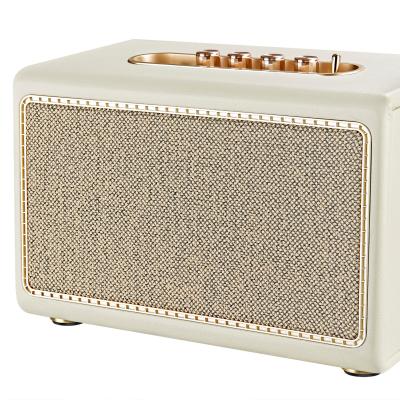 China Multifunctional Wooden Digita High Frequency FM Radio Player Loud Retro Noise Stereo Audio Speakers Radio Player Speakers for sale