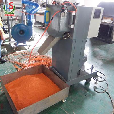 China hdpe compounding granules pp pe recycled plastic foam granulation machine / pelletizing line for sale