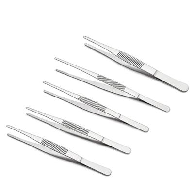 China 304 Stainless Steel Tweezers Accessories Unrated High Quality Medical Tweezers for sale