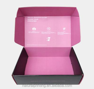 China Recycled Materials Manufacturer's Logo Customized Double-Sided Color Printing Gift Packaging Announcement Box Clothing Express Announcement Box Customization for sale