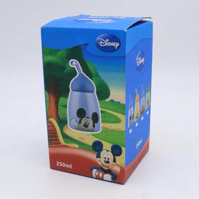 China Factory handmade customized children's color water cup gift box corrugated cartoon gift box wholesale for sale