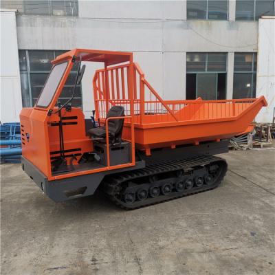 China 2800mm Crawler Mini Dumper 4wd Palm Oil Dumper With Scissior Lift for sale