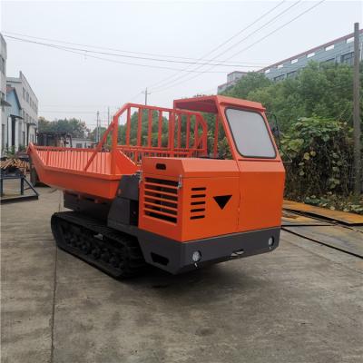 China 2600RPM correa eslabonada Mini Dumper Oil Palm Tractor con el motor del poder más elevado en venta