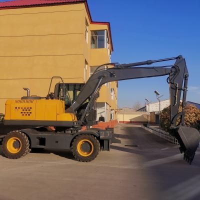 China 4WD Mini Digger Machine 0.6m3 Bucket Small Excavator Machine for sale