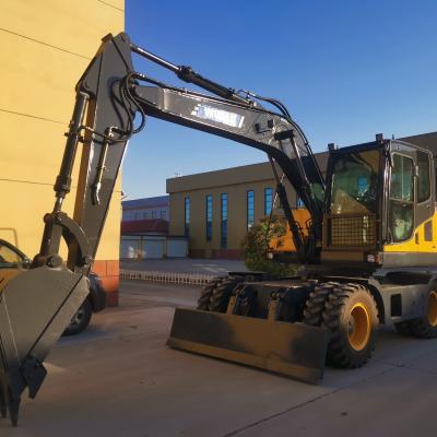 China 4 Zylinder-Vertrag Mini Excavator Electric Hydraulic Excavator mit Isuzu Engine zu verkaufen