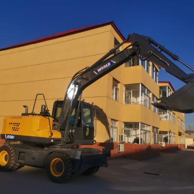 Cina Luci di Mini Excavator Machine With LED dell'escavatore della ruota di potere della costruzione in vendita