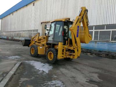 China Maschine Kompaktbauweise-Mini Tractor Backhoe Loader Withs Weichai zu verkaufen