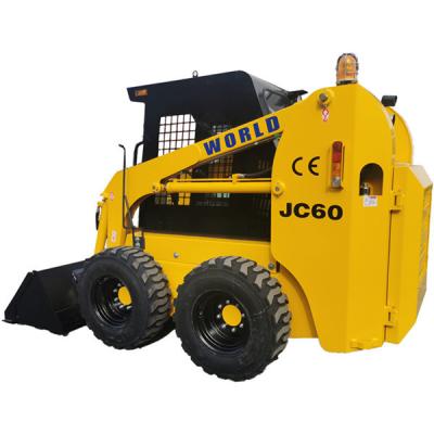 China Color amarillo del cargador de la resbalón de 4WD Kubota con el accesorio multi de la función en venta