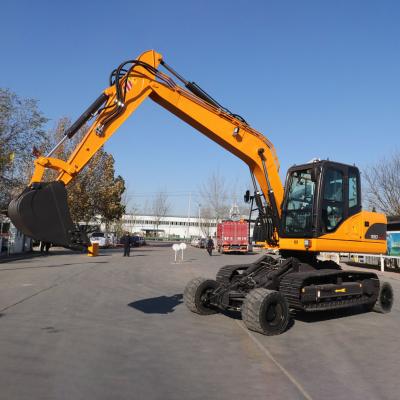 China Yuchai Engine Small Mini Excavator Yellow Hydraulic Excavator Machine for sale