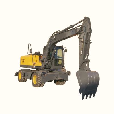 China 2200rpm rodó a Mini Excavator Bucket Wheel Excavator con Cummins Engine en venta