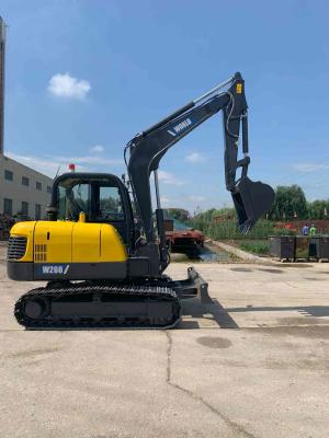 China Mini Crawler Excavator 5.8*2.0*2.1m Max. het Graven Straal 6.1m Max. het Graven Hoogte 5.78m gelijkend op KOMATSU PC60 Te koop