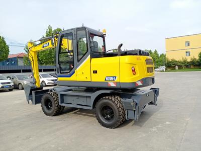 Chine China YuChai Or Cummins Engine Wheel Crawler Digger 0.2-0.6cbm With Grappler Clamp à vendre