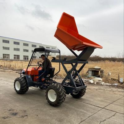 China van de de Palmolieaanplanting van de Aandrijvingslandbouw de Kipwagentractor met 4 wielen 14HP Te koop