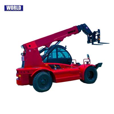 Cina World 5ton Rough Terrain Forklift With Certification Telescopic Handler in vendita