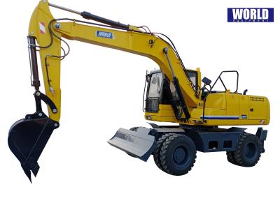 中国 China Mechanic Wheel Type Excavator With Grapple For Wood Or Grass 販売のため